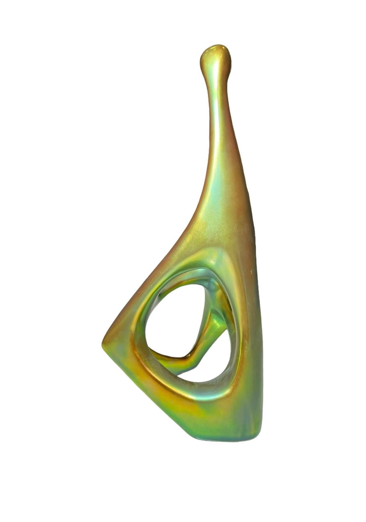 Scultura di metà secolo Janos Torok per Zsolnay in vendita 3