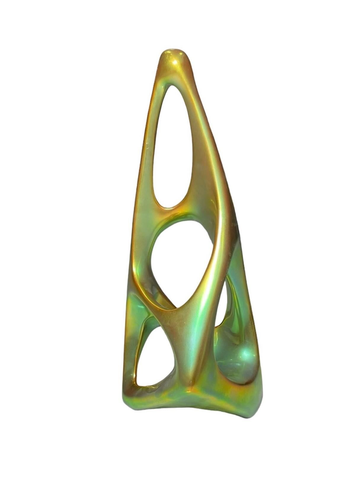 XX secolo Scultura di metà secolo Janos Torok per Zsolnay in vendita