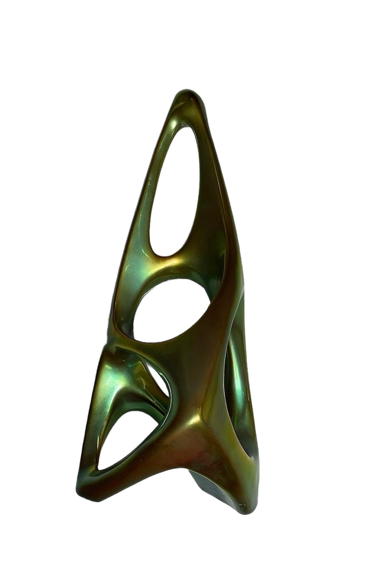 Scultura di metà secolo Janos Torok per Zsolnay in vendita 1