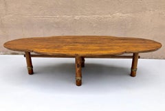 Midcentury Japanese Style Black Walnut Coffee Table