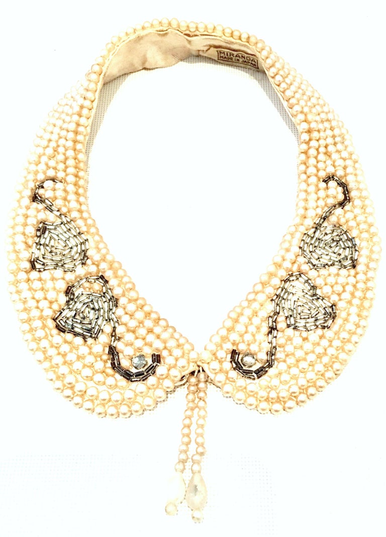 Mid-Century Japanese Faux Pearl Peter Pan "Swan" Collar ... (768 x 1070 Pixel)