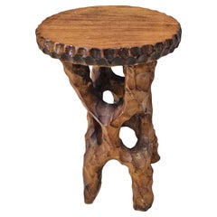 Mid-Century Japanese Free Form Stool / Stand