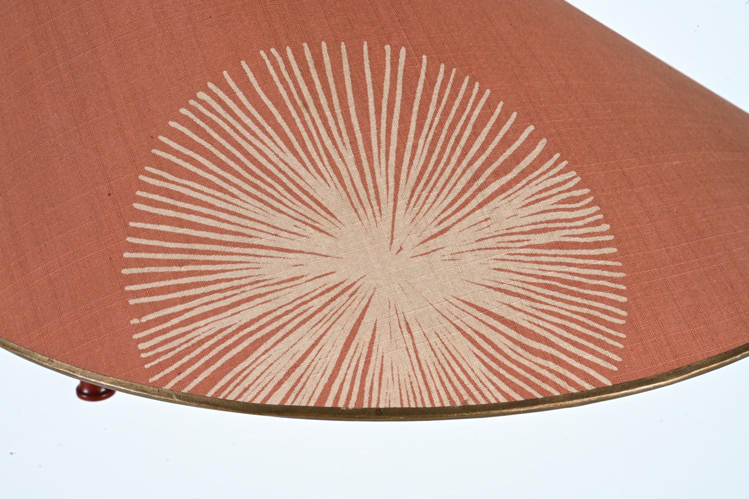 Mid-Century Japanese-Inspired Two Light Floor Lamp in the Style of Stilnovo For Sale 10