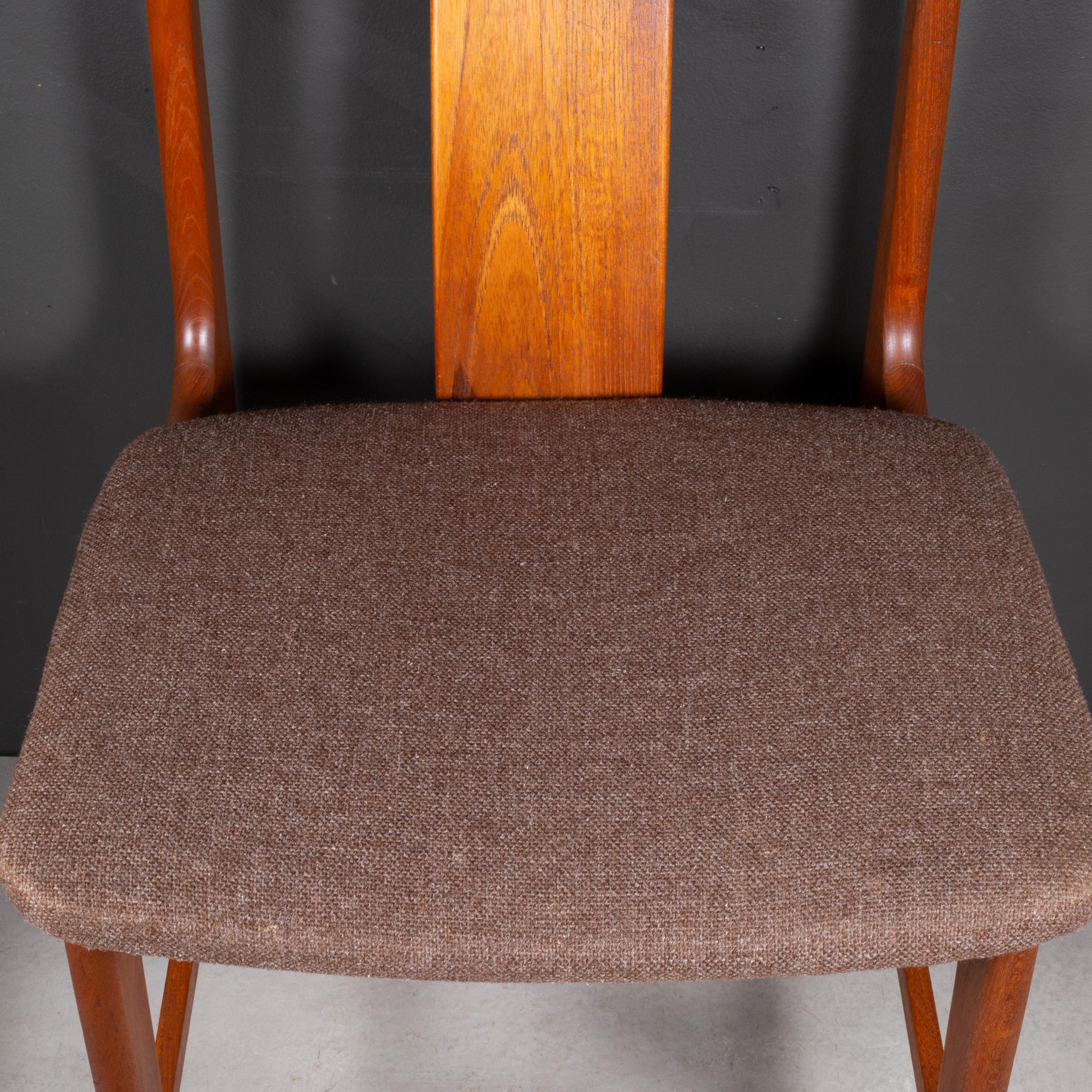 Midcentury Japanese Sculpted Teak Dining Chairs C.1960 For Sale 9