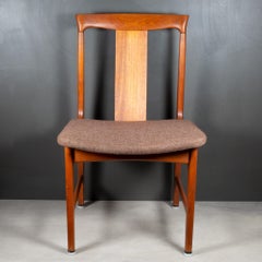 Midcentury Japanese Sculpted Teak Dining Chairs C.1960