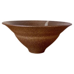 Mid Century Japanese Sculptural Artisan Ware Bowl