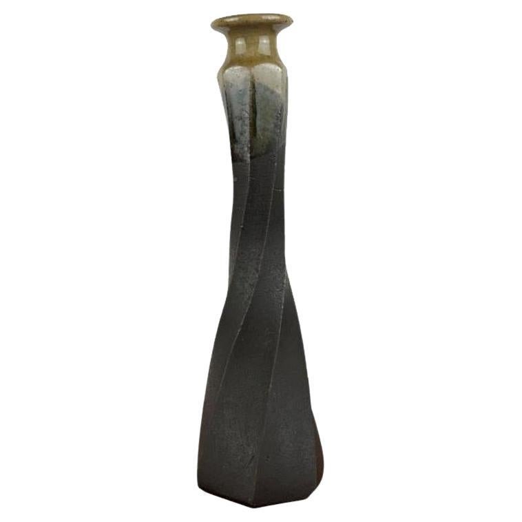 Japanische Studio-Keramikvase aus der Mitte des Jahrhunderts von Mashiko, 1960er Jahre