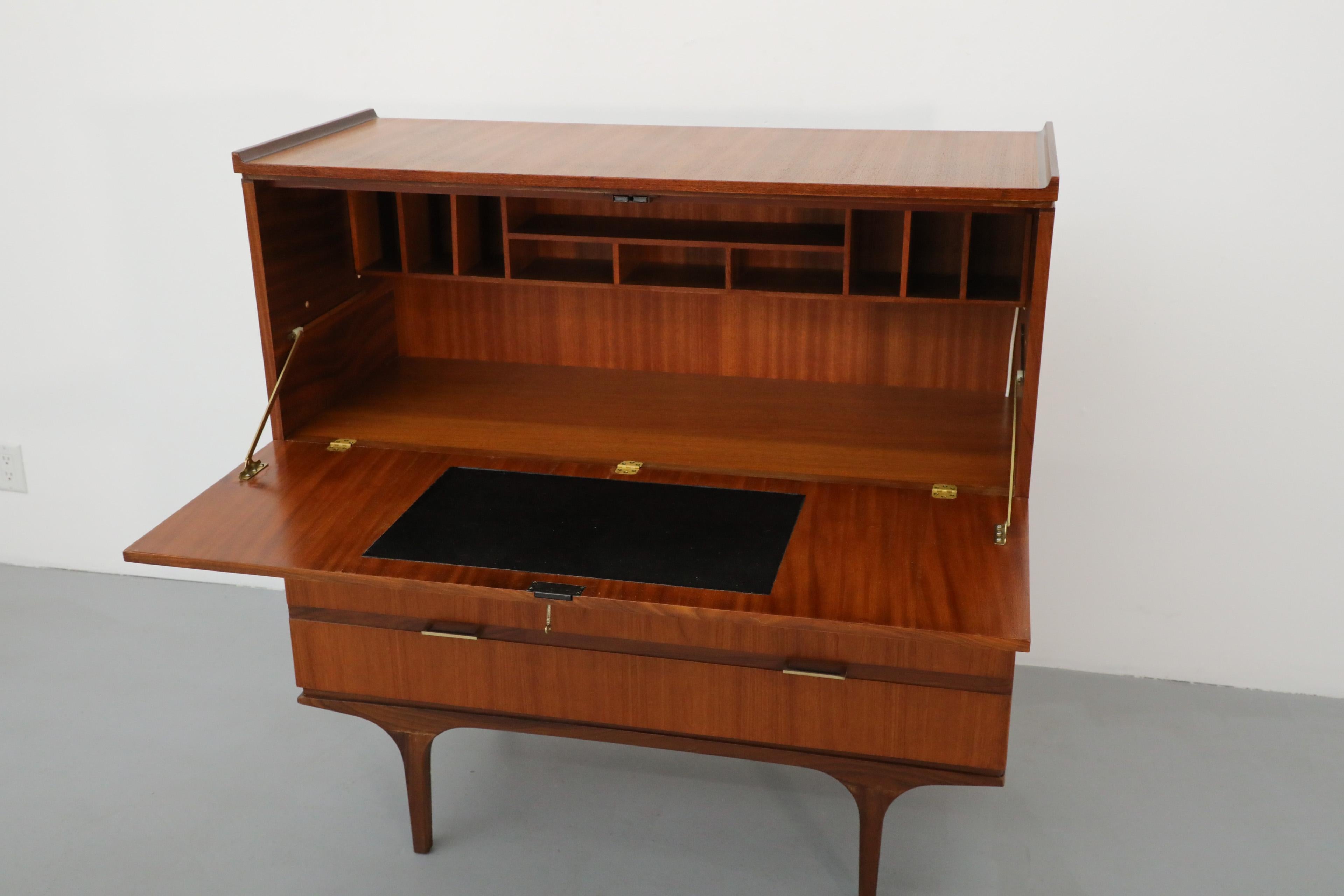 Mid-Century Japanese Style Desk and Dresser by Meredew with Solid Teak Legs 6