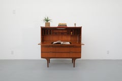 Mid-Century Japanese Style Desk and Dresser by Meredew with Solid Teak Legs