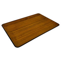 Vassoio in teak giapponese di metà secolo