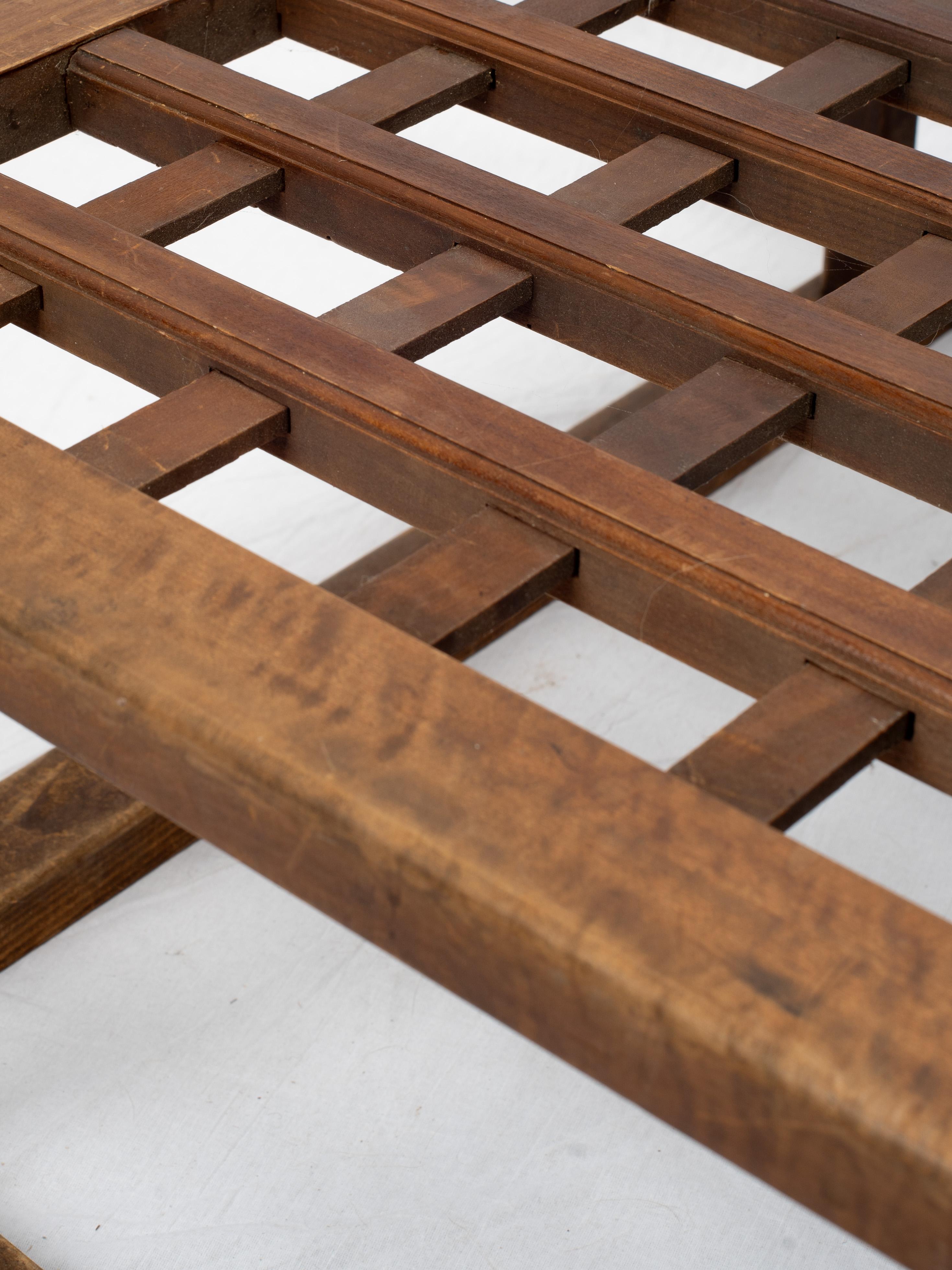 Table basse japonaise zen Hinoki Kotatsu du milieu du siècle dernier Bon état - En vente à Fort Collins, CO