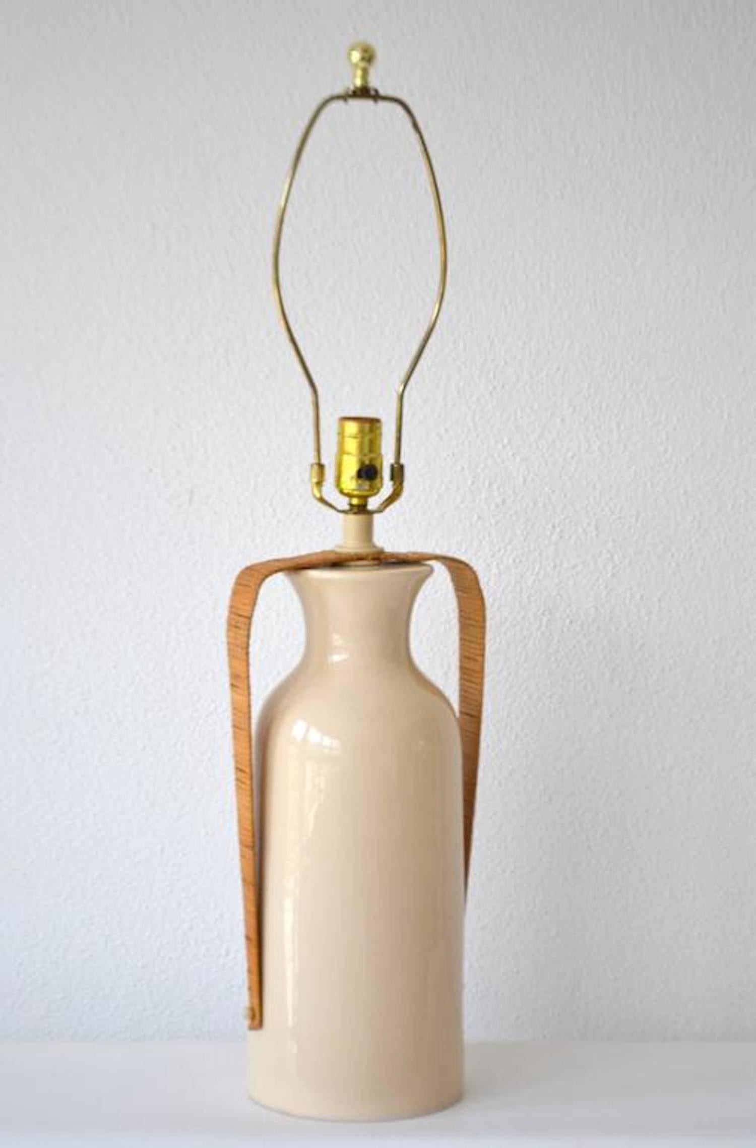 Mid-Century Modern Midcentury Jar Form Table Lamp