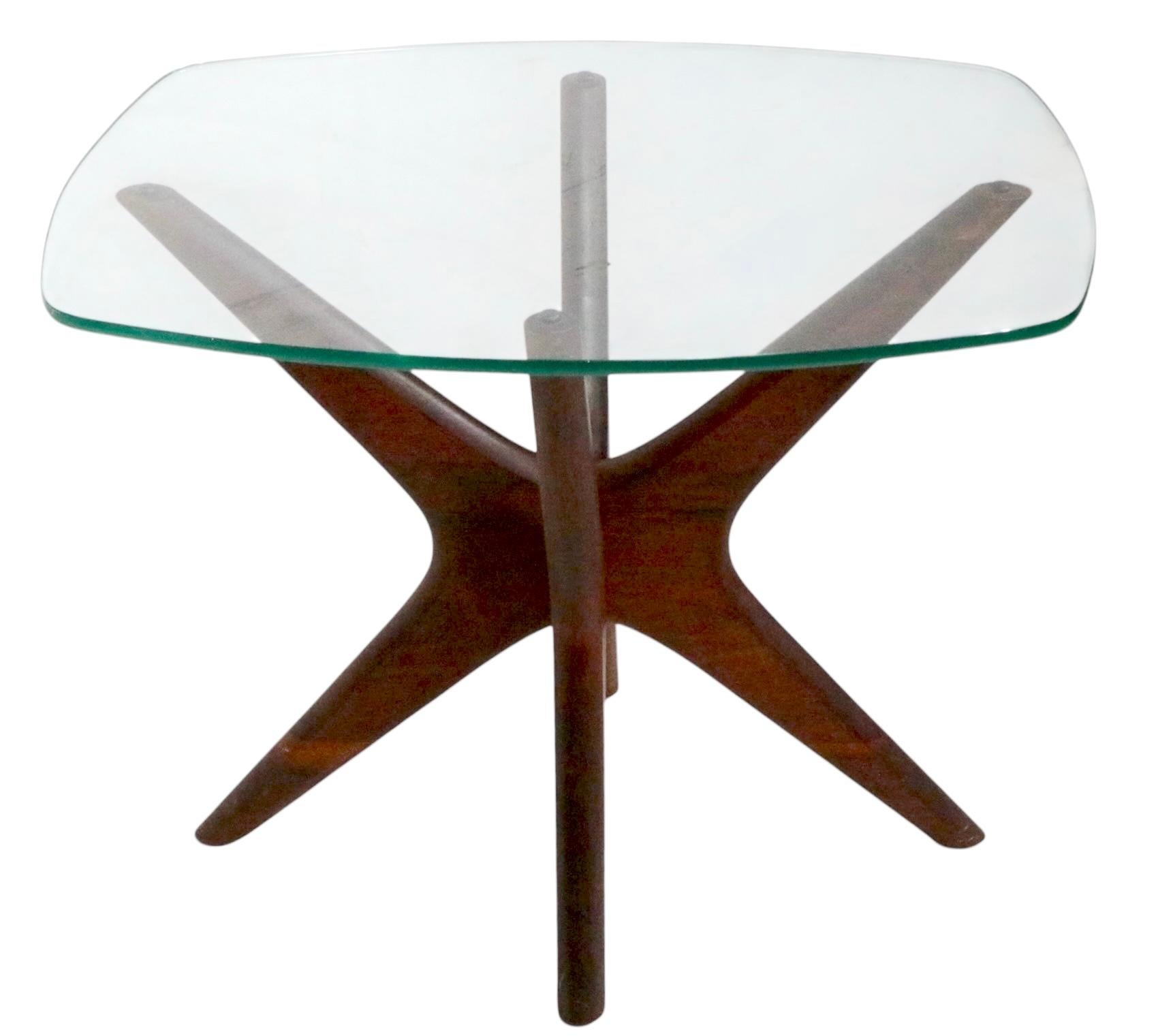Mid Century Jax Side Table by Adrian Pearsall for Craft Associates c. 1960's en vente 4