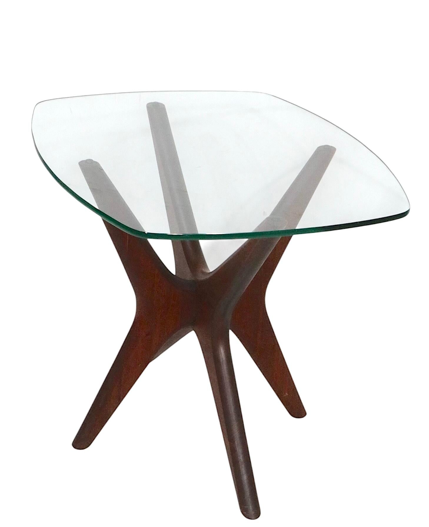Américain Mid Century Jax Side Table by Adrian Pearsall for Craft Associates c. 1960's en vente