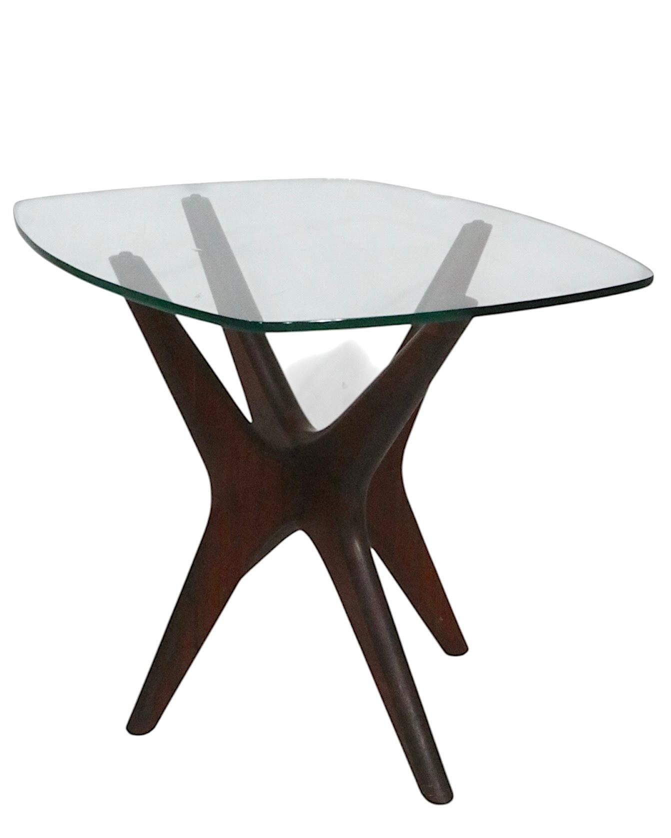 Mid Century Jax Side Table by Adrian Pearsall for Craft Associates c. 1960's Bon état - En vente à New York, NY