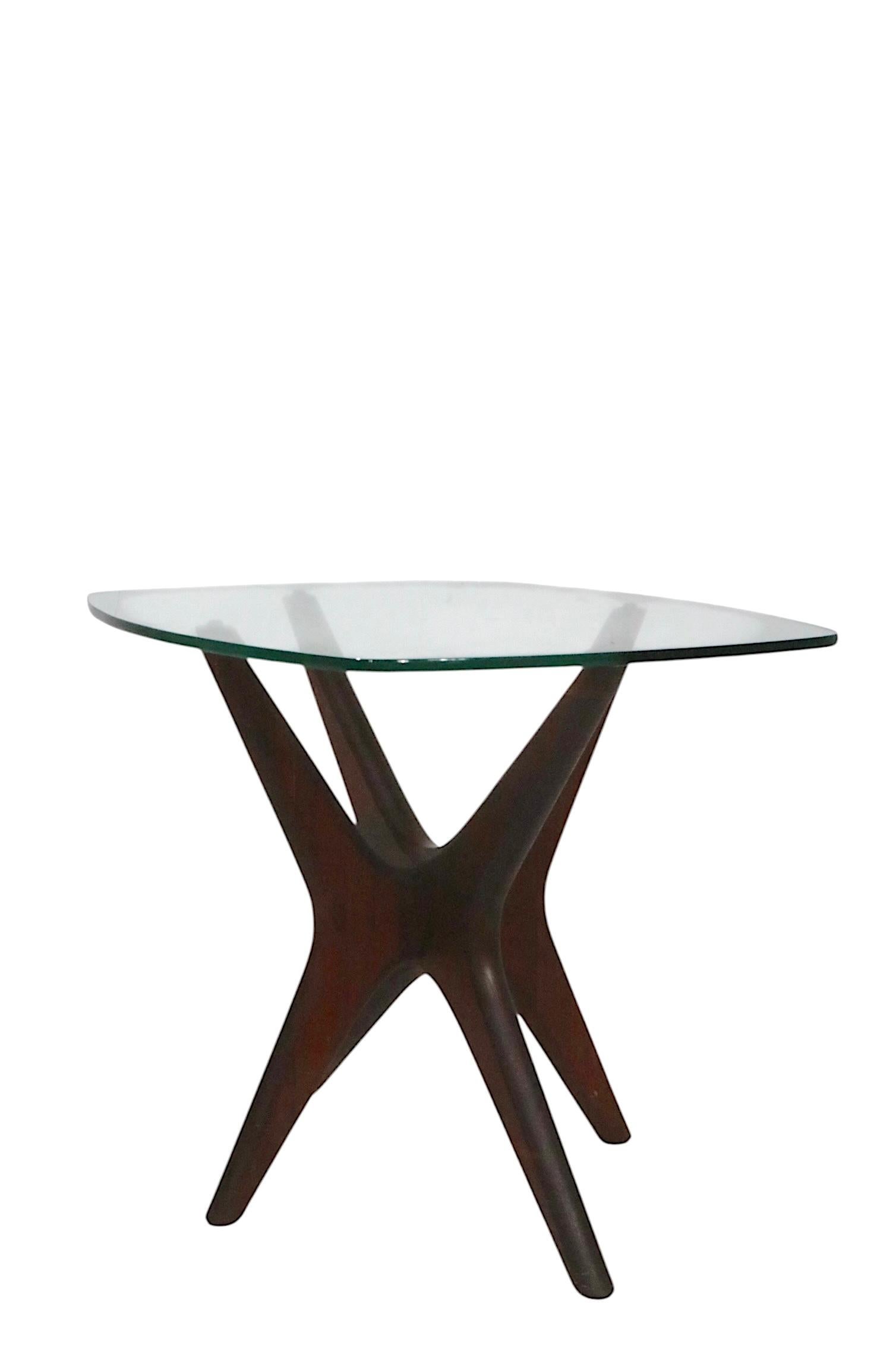 20ième siècle Mid Century Jax Side Table by Adrian Pearsall for Craft Associates c. 1960's en vente