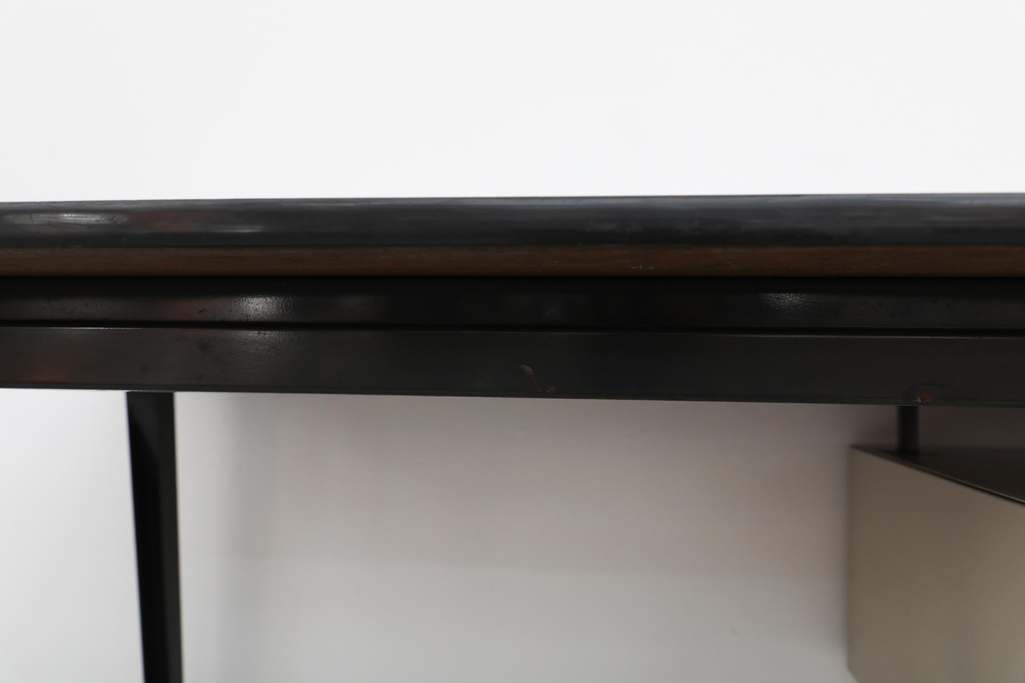 Mid-Century Jean Prouve Style Industrial Desk by Marko 8