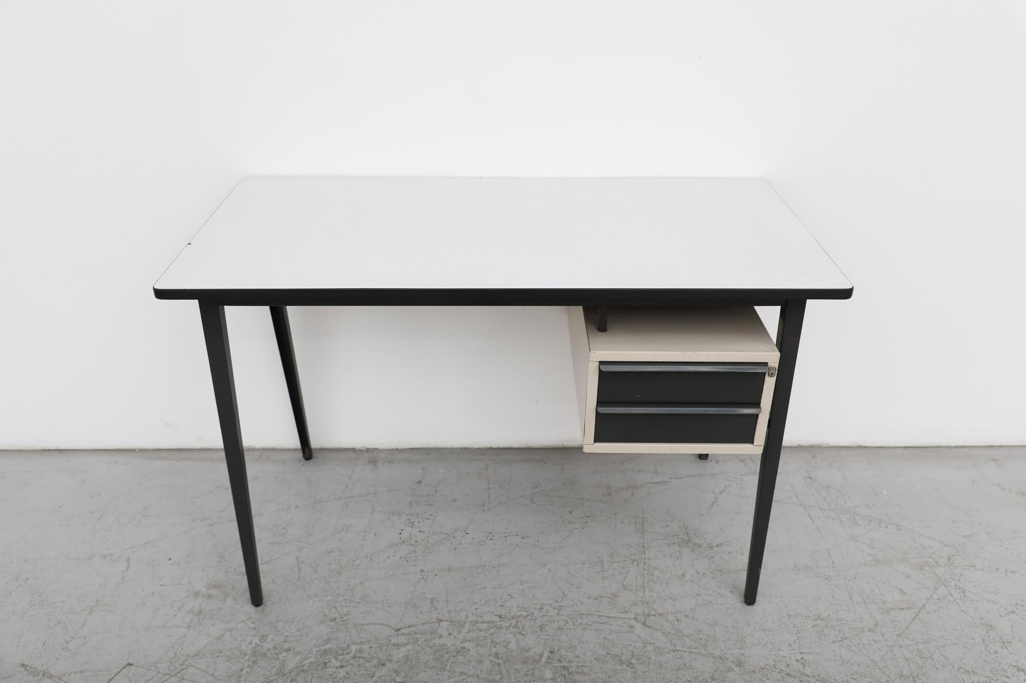 Mid-20th Century Mid-Century Jean Prouve Style Industrial Desk by Marko