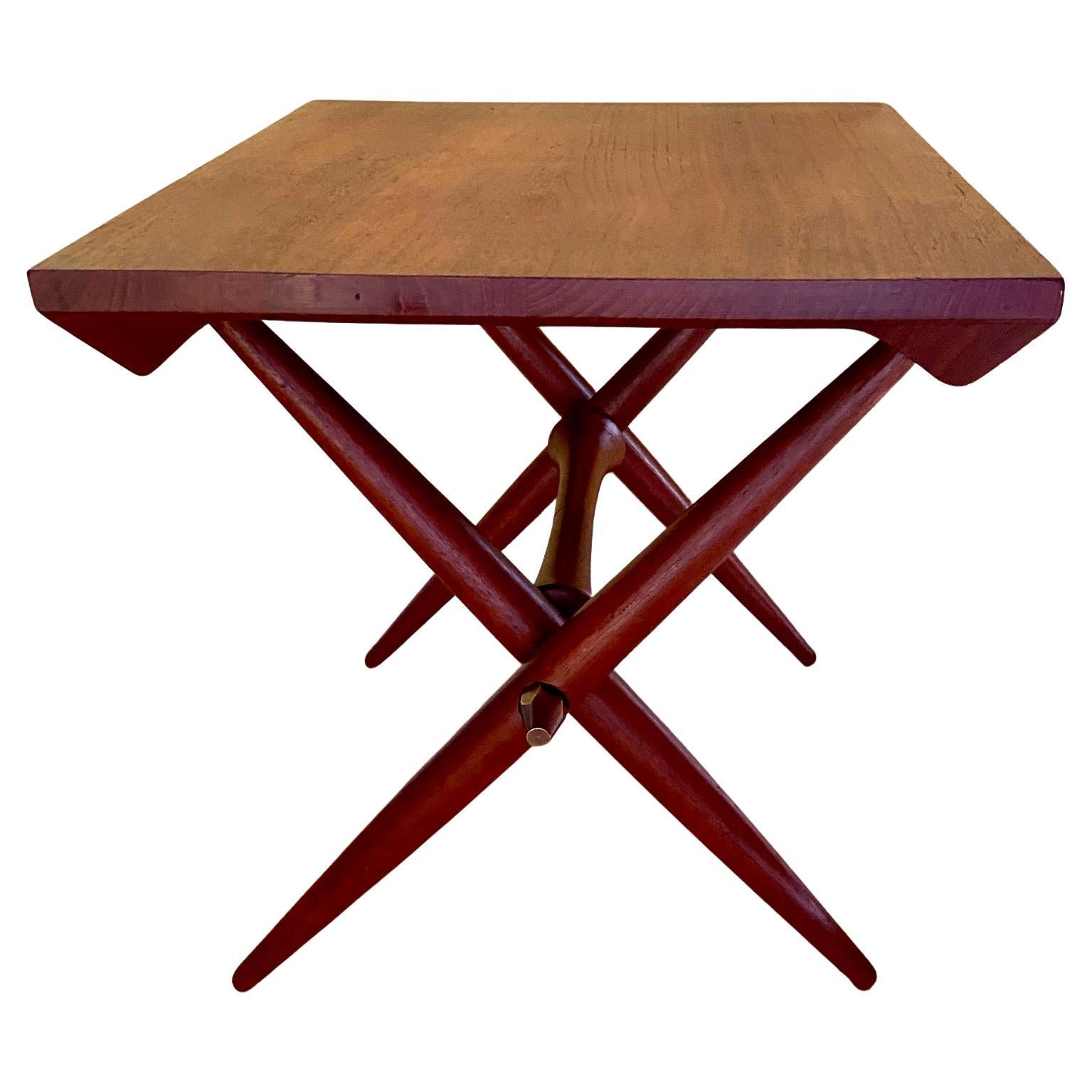 20th Century Midcentury Danish small teak table, 1960's, Dansk, attributed to Jens Quistgaard For Sale