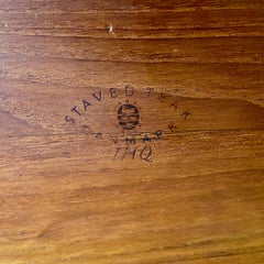 Petite table danoise du milieu du siècle dernier, années 1960, Dansk, Jens Quistgaard