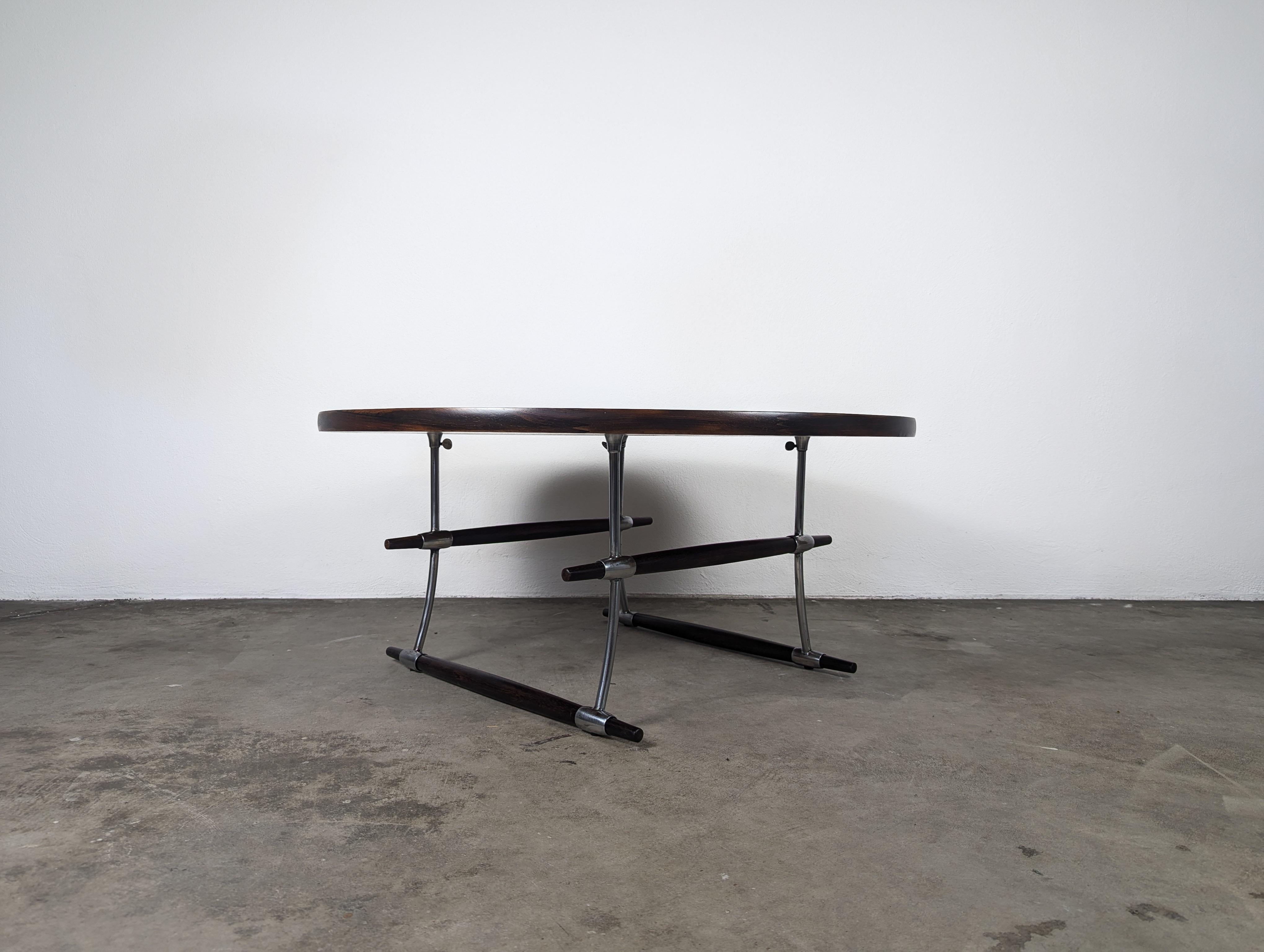 Scandinavo moderno Tavolino da caffè in palissandro di Jens Quistgaard Stokke per Nissen, metà secolo, 1960 circa in vendita