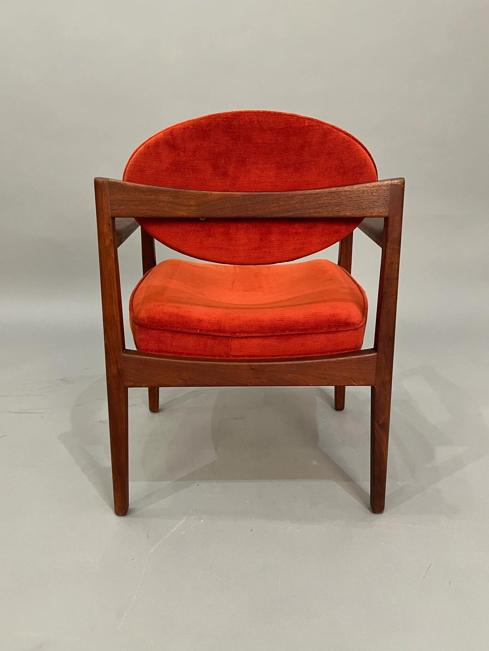 Danish Midcentury, Jens Risom Office / Dining Chair Original Upholstery 1960s