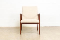 Midcentury Jens Risom Upholstered Lounge Chair, 1960s
