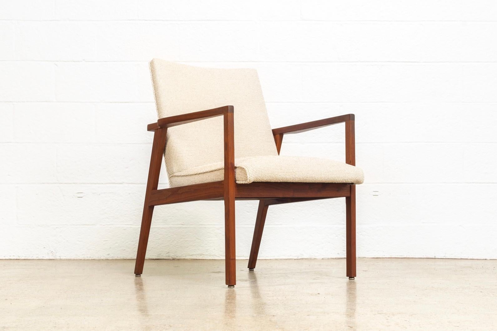 Mid-20th Century Midcentury Jens Risom Upholstered Lounge Chair, 1960s For Sale