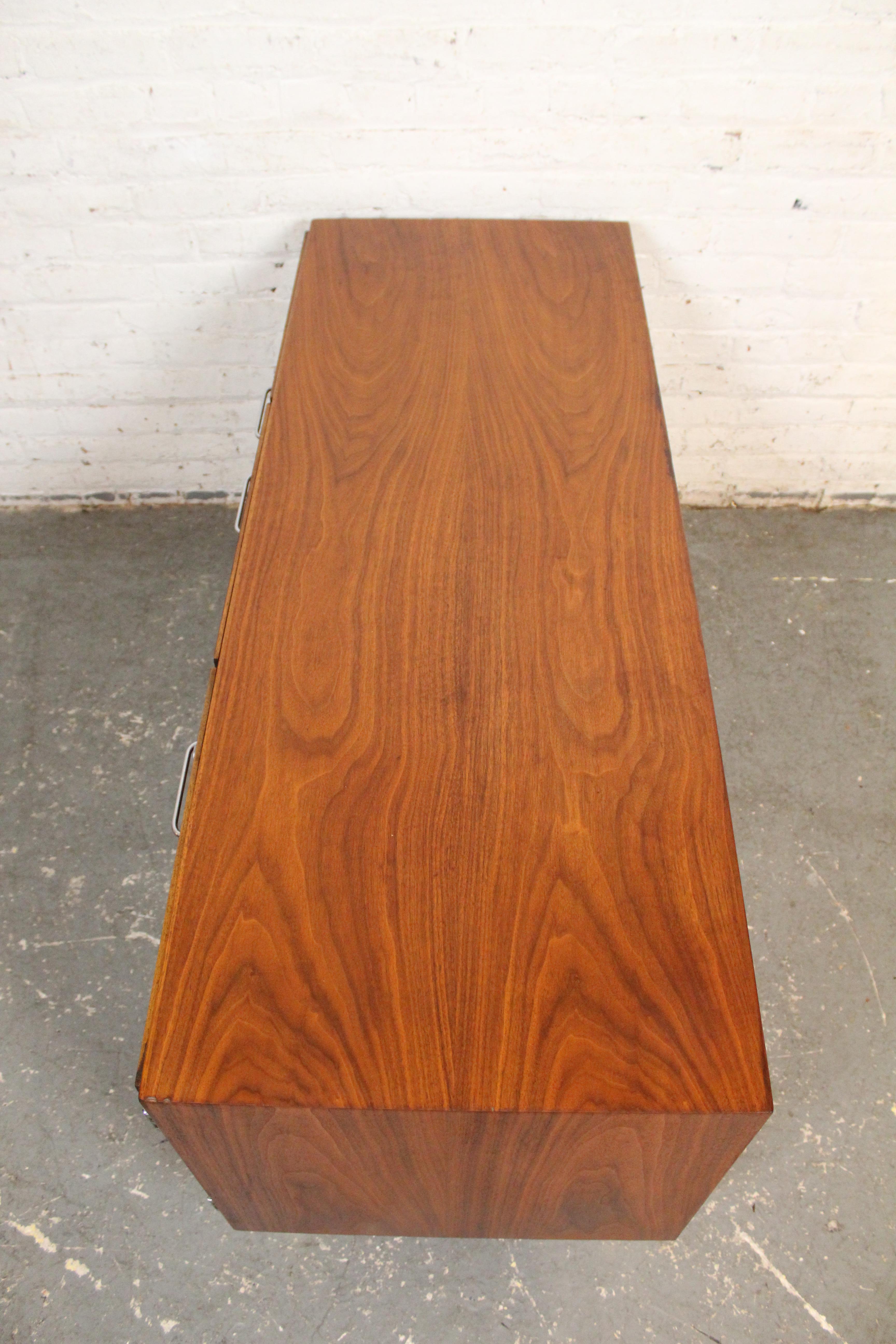 20th Century Mid-Century Jens Risom Walnut Credenza for IBM For Sale