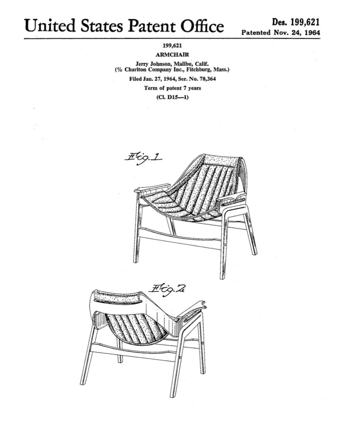 Mid Century Jerry Johnson Triumph Walnut Sling Lounge Chair For Sale 4