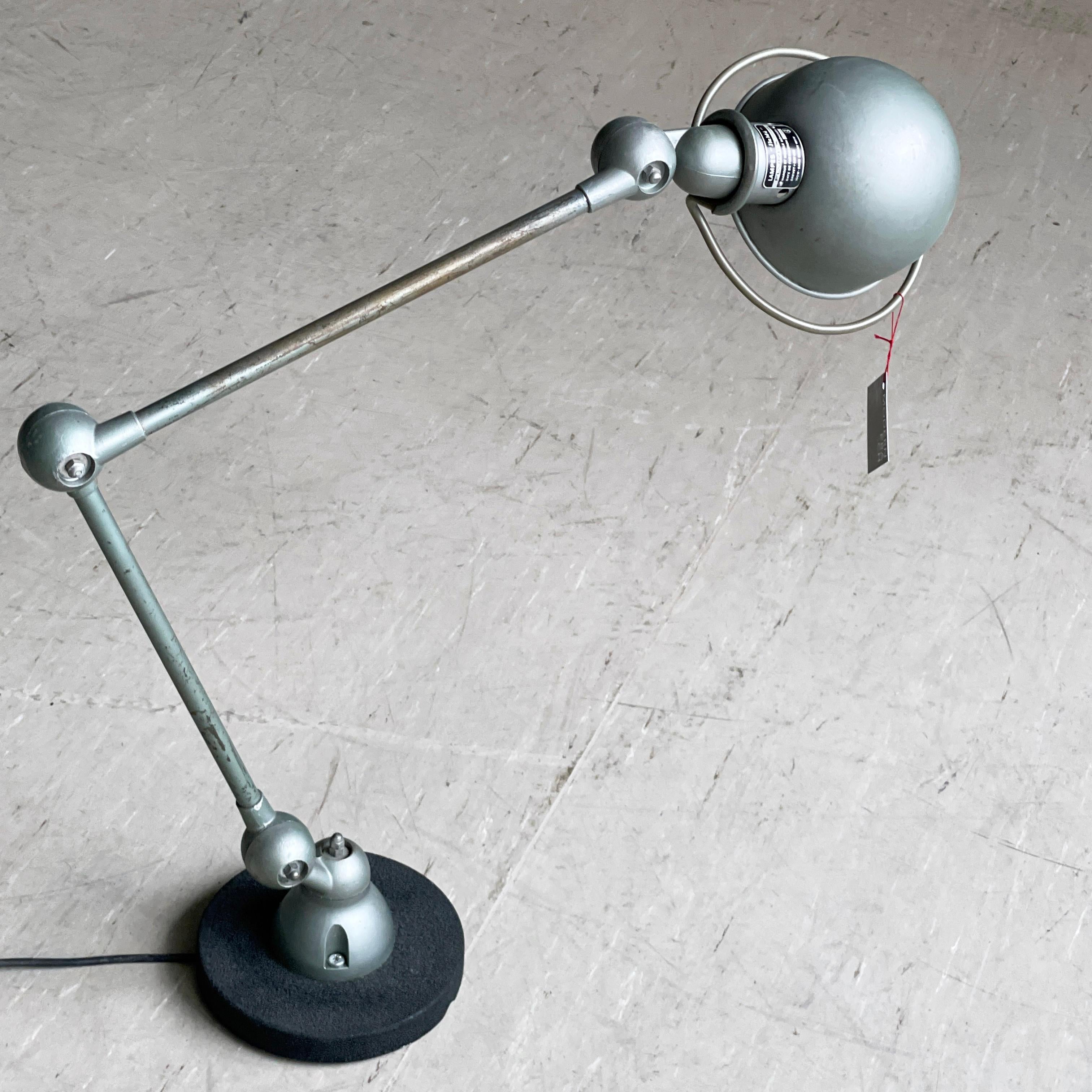 Mid Century Jieldé Industrial Desk Lamp - Jean Louis Domecq For Sale 4