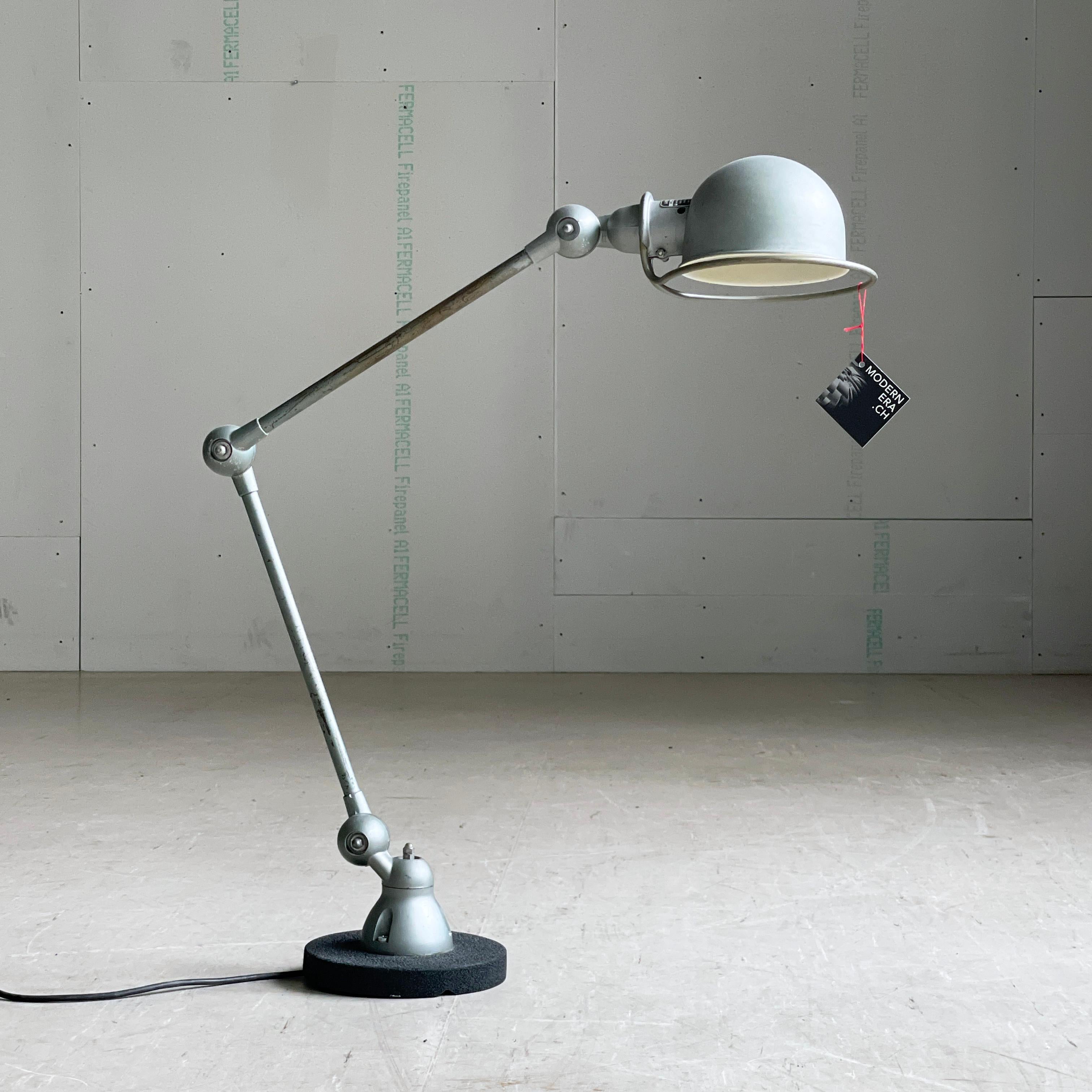 20th Century Mid Century Jieldé Industrial Desk Lamp - Jean Louis Domecq For Sale