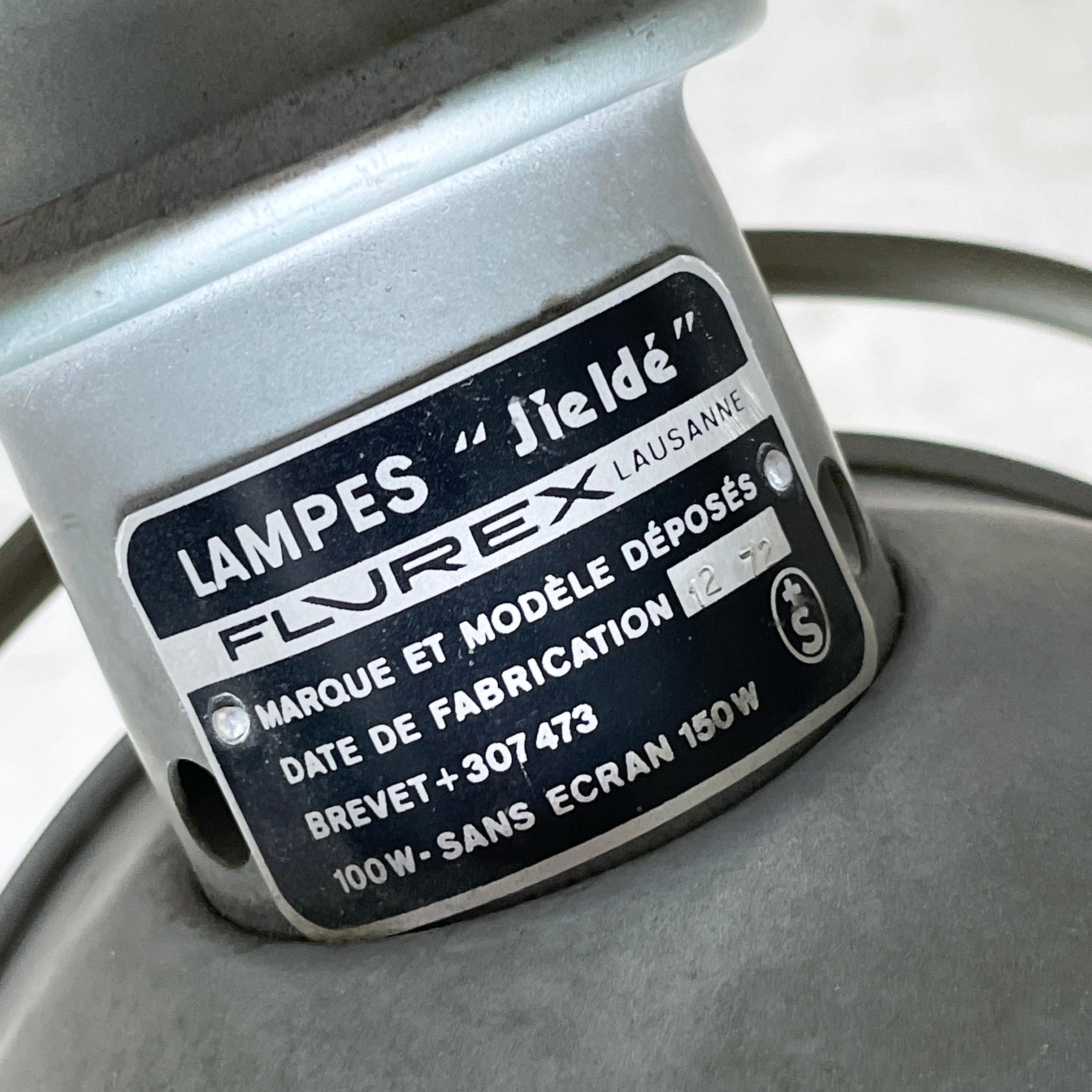 Mid Century Jieldé Industrial Desk Lamp - Jean Louis Domecq For Sale 3