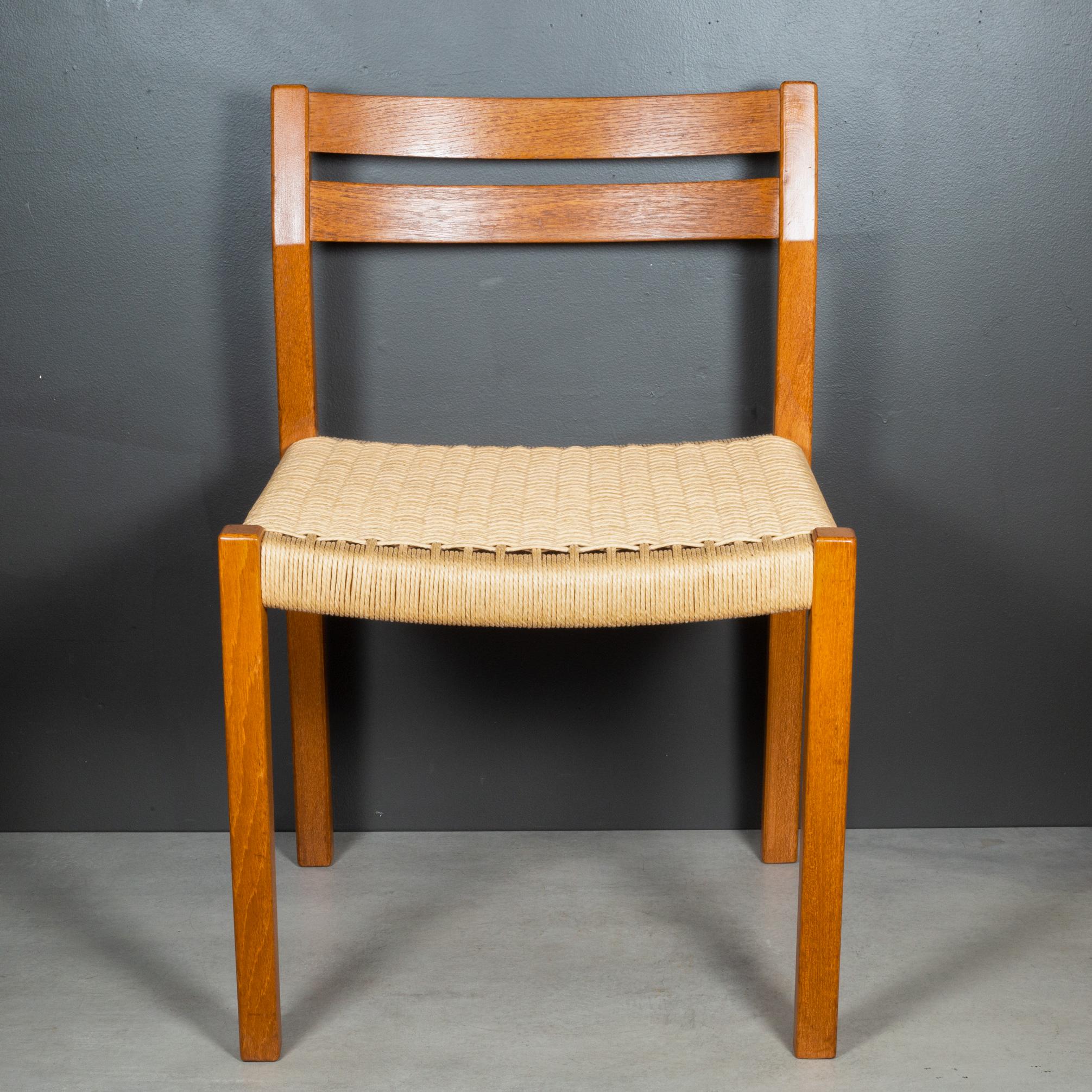 Mid-Century J.L. Moller Model #404 Danish Dining Chairs c.1974 For Sale 4