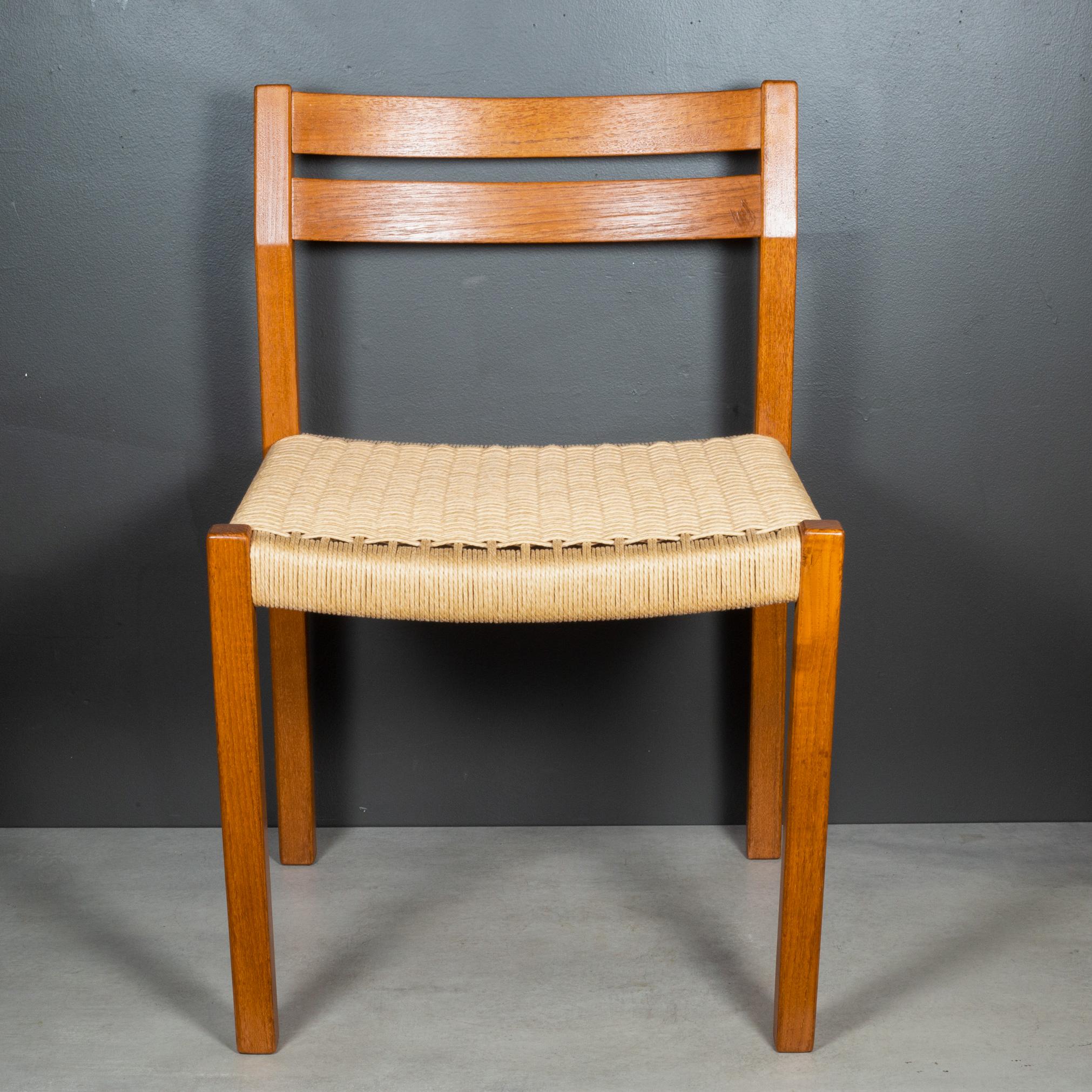 Mid-Century J.L. Moller Model #404 Danish Dining Chairs c.1974 For Sale 8