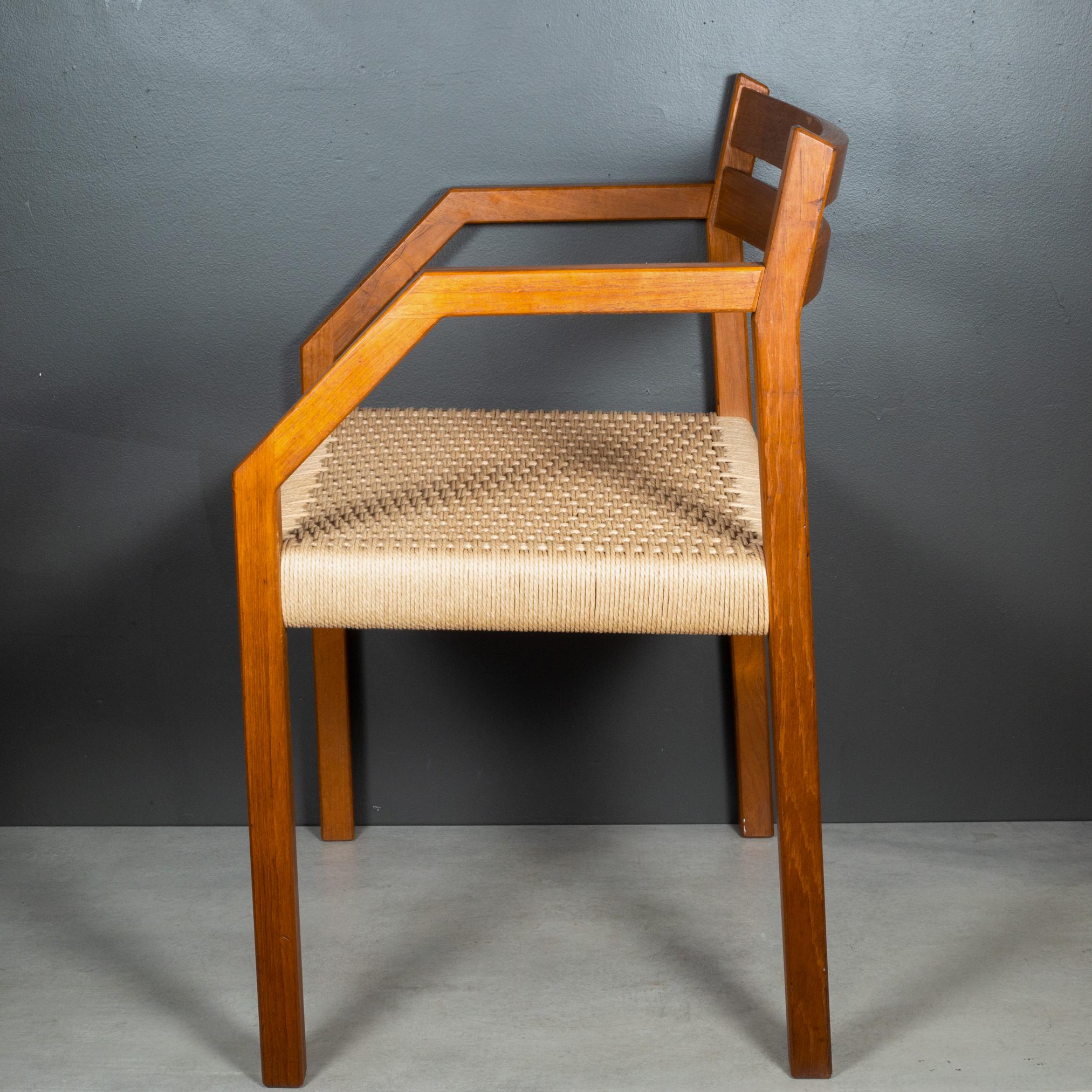 Mid-Century moderno Mid-Century J.L.A. Sedie da pranzo danesi Moller Model #404 c.1974 in vendita