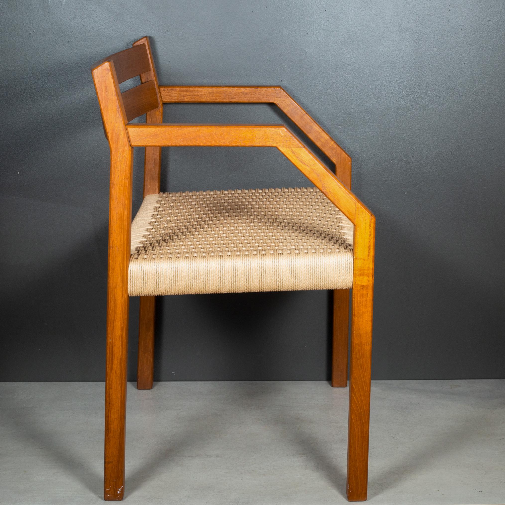 20th Century Mid-Century J.L. Moller Model #404 Danish Dining Chairs c.1974 For Sale