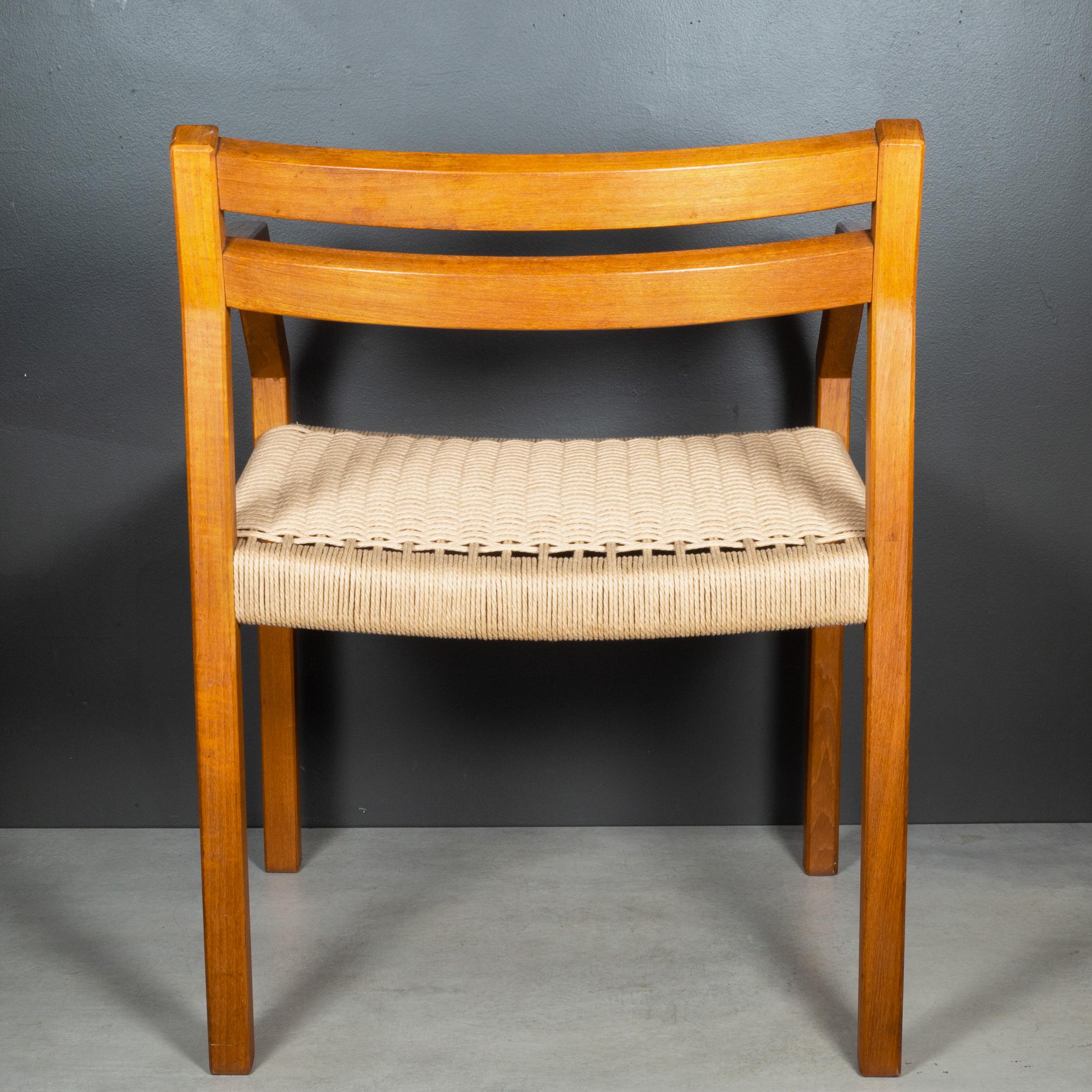 Mid-Century J.L. Moller Model #404 Danish Dining Chairs c.1974 For Sale 2