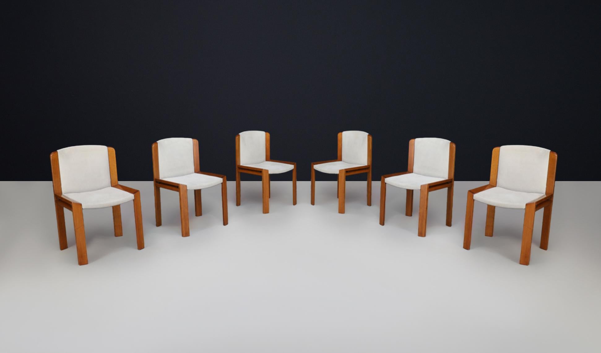 Joe Colombo for Pozzi Six Dining Room Chairs, Model 300, Italy, 196

This charming set of six 'Model 300 chairs was designed by Joe Colombo in 1965 for the Italian manufacturer Pozzi. Colombo believed that functionality should take precedence in