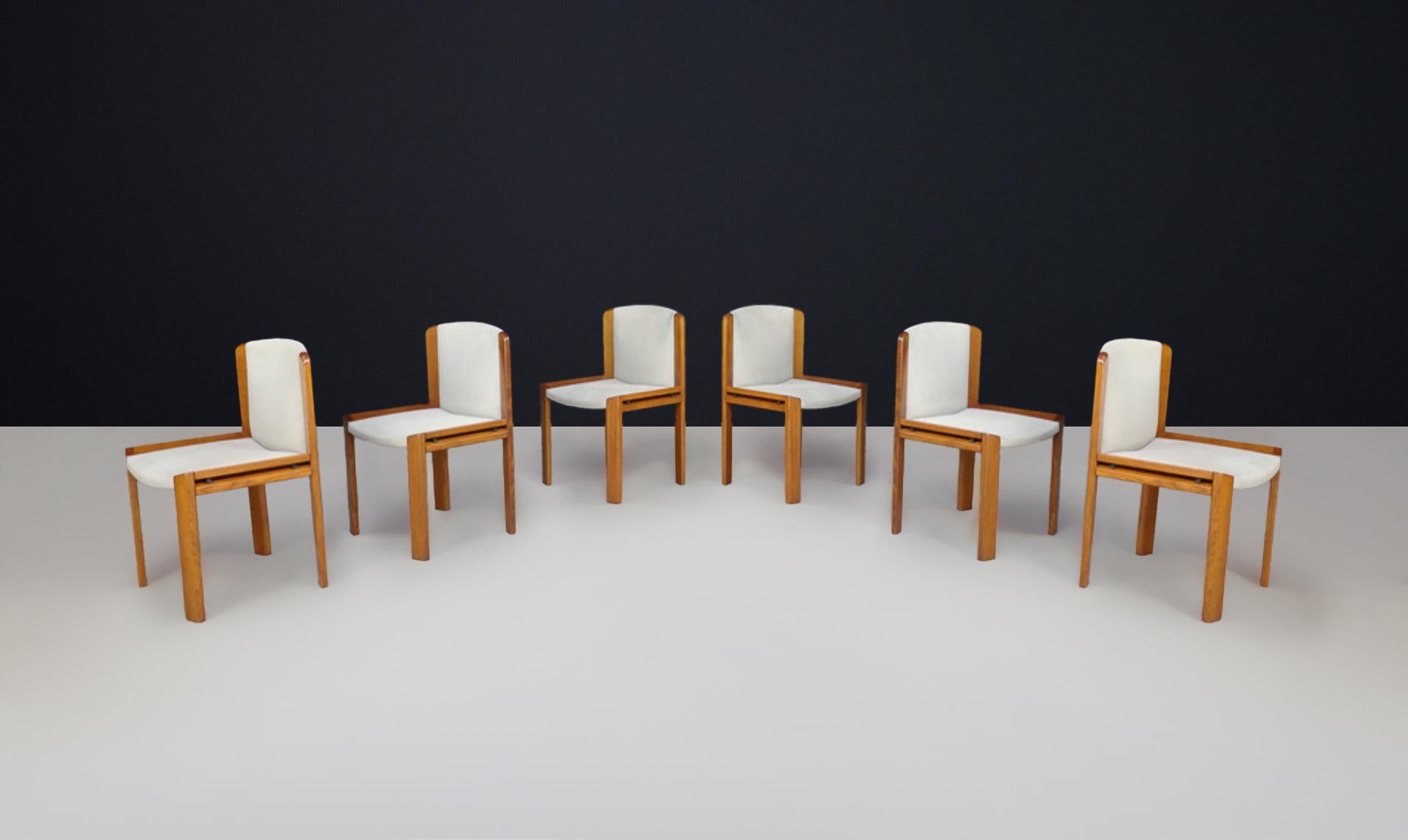 Mid-Century Modern Mid-Century Joe Colombo for Pozzi Six Dining Room Chairs, Model 300, Italy, 1965 For Sale