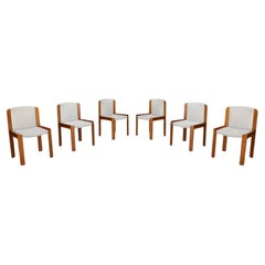 Mid-Century Joe Colombo for Pozzi Six Dining Room Chairs, Model 300, Italy, 1965