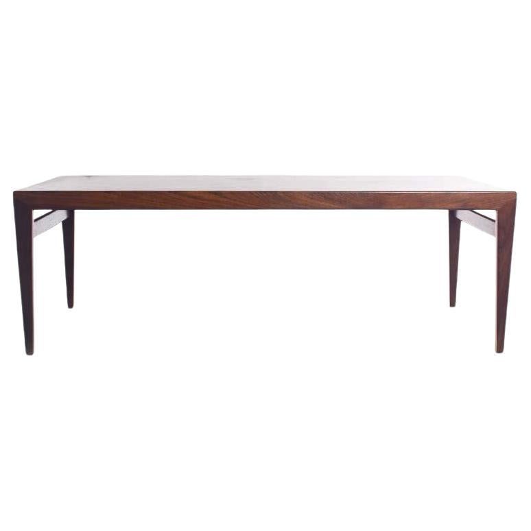 Table basse en palissandre du milieu du siècle Johannes Andersen, Danemark, années 1960