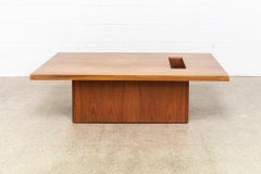 Midcentury John Keal for Brown Saltman Walnut Wood Coffee Table, 1960s