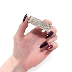 John Lewis Modernist Sterling Silver Geldklammer aus der Jahrhundertmitte
