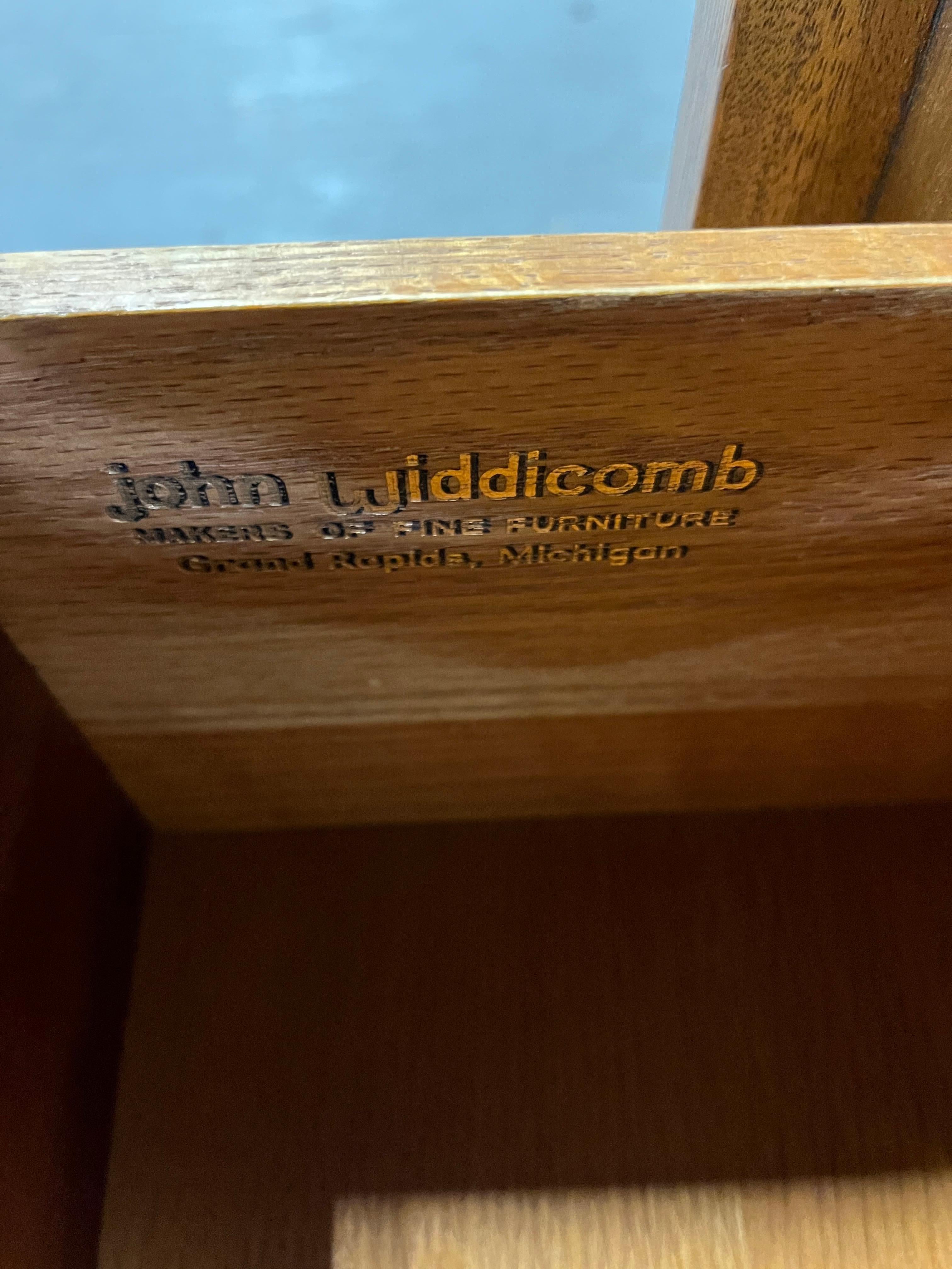 Mid Century John Stuart Tambour Dresser for John Widdicomb 1
