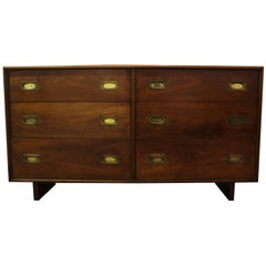 Mid-Century John Widdicomb Walnut Credenza