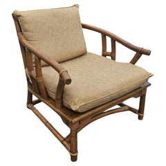 Silla de salón de ratán de mediados de siglo John Wisner para Ficks Reed