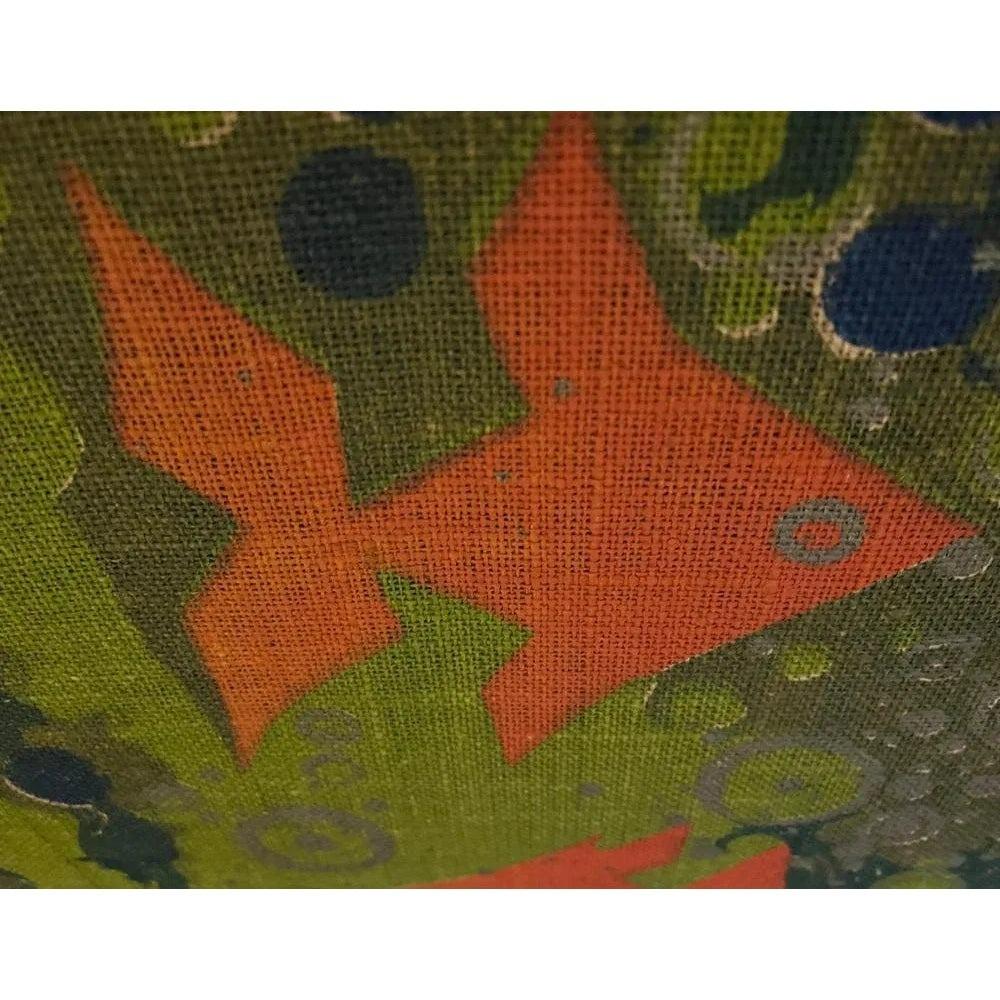 Wandteppich aus Jute mit Fish Design von Hans Jürgen aus der Jahrhundertmitte, 1960er Jahre im Angebot 5
