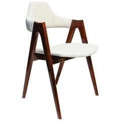 Mid Century Kai Kristiansen Compass SVA Møbler Rosewood Dinning Chair, 1960s
