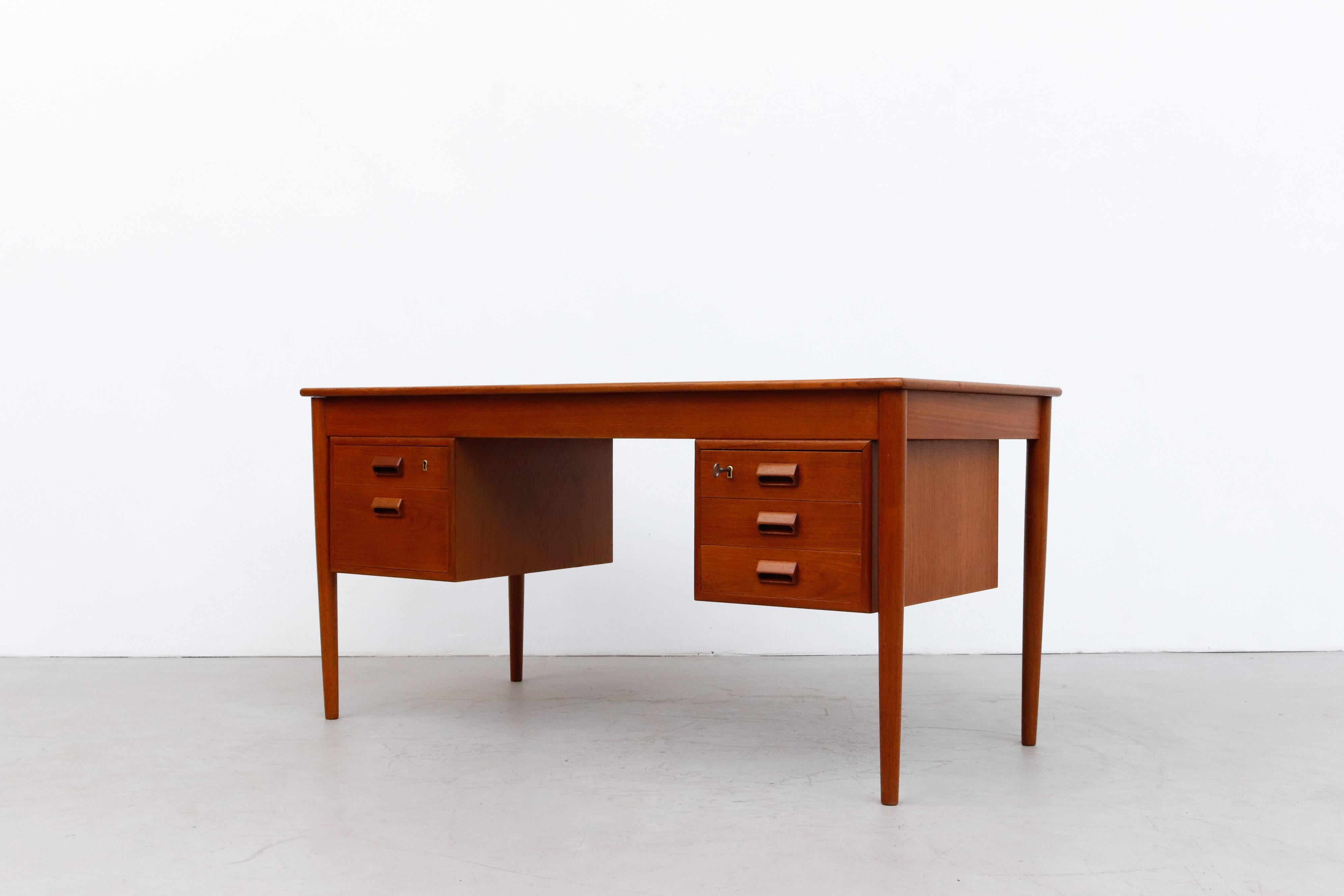 Mid-Century Kai Kristiansen Danish Teak Desk 4